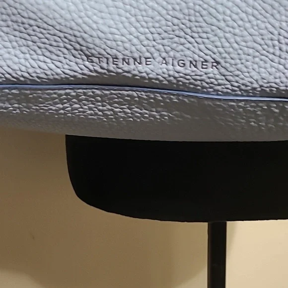 Etienne Aigner Baby Blue Leather Tote/Shoulder Bag - Picture 5 of 13